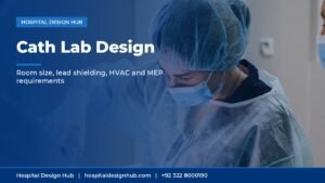 cath lab design - medical team performing a procedure under bright lights