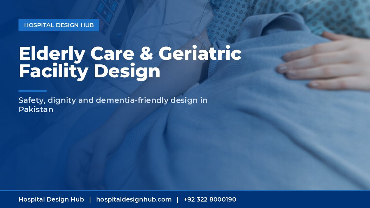 elderly care facility design Pakistan - patient receiving care in bed