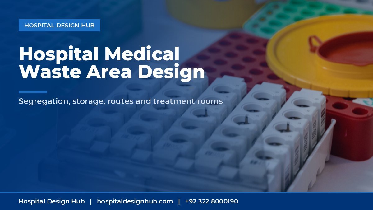 hospital waste management design - gloved hands handling medical samples