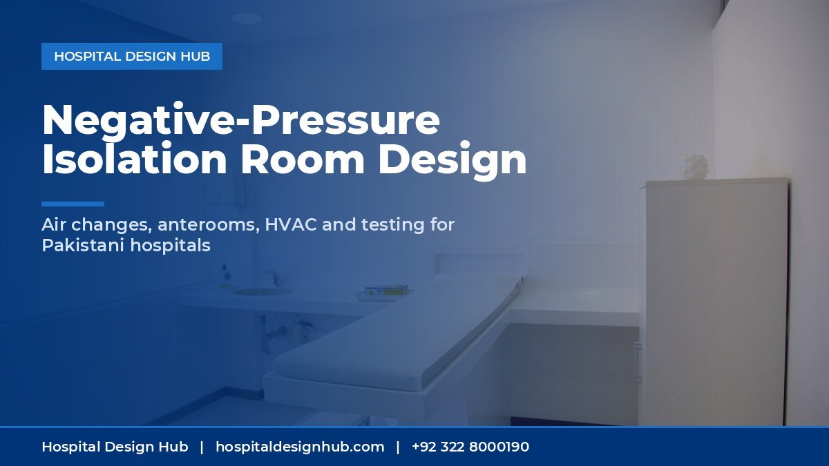 isolation room design hospital - clean single patient room