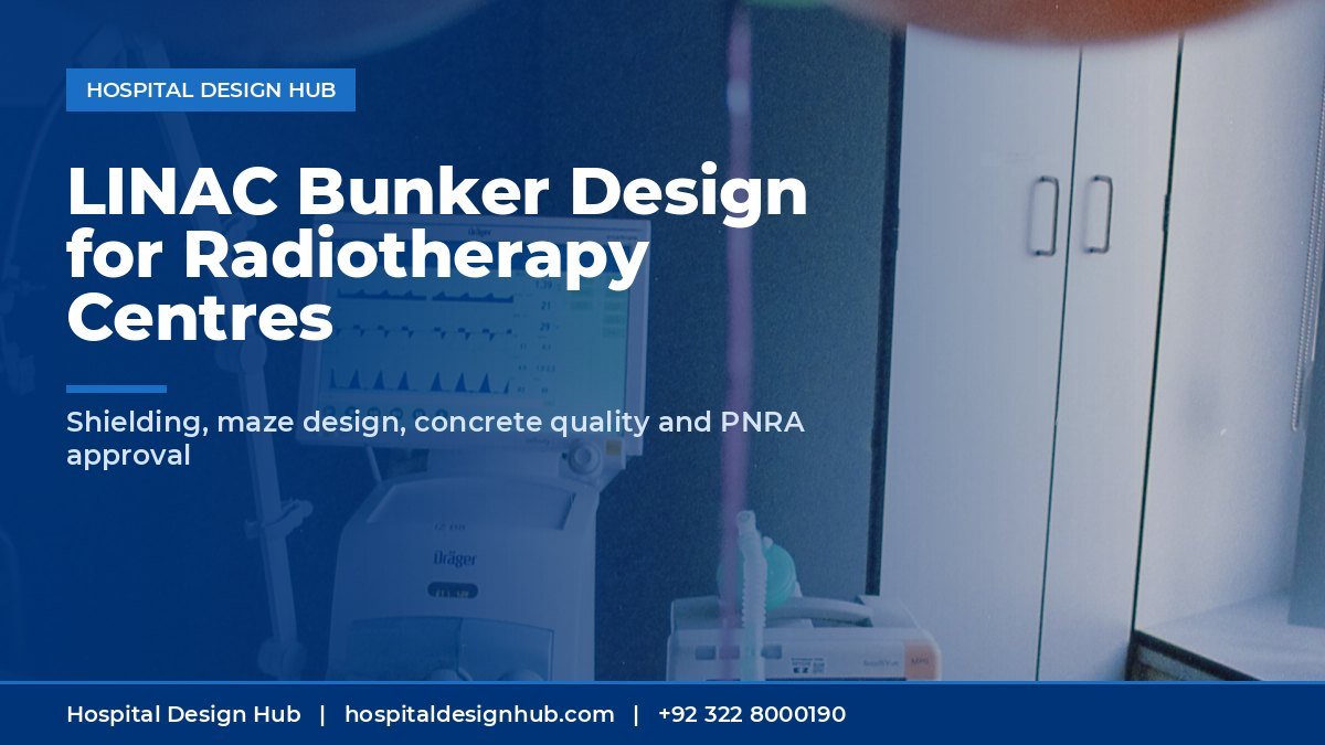LINAC bunker design - medical equipment in treatment room