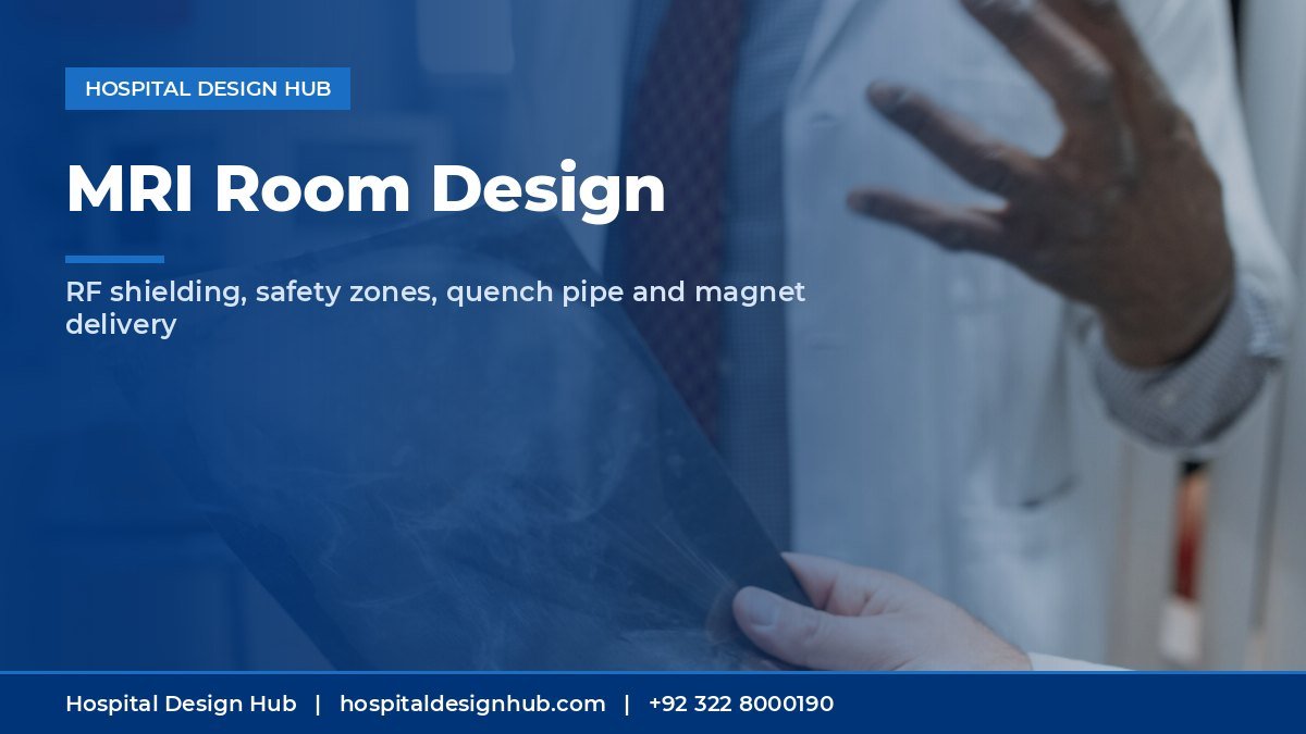 MRI room design - radiologist reviewing scan images