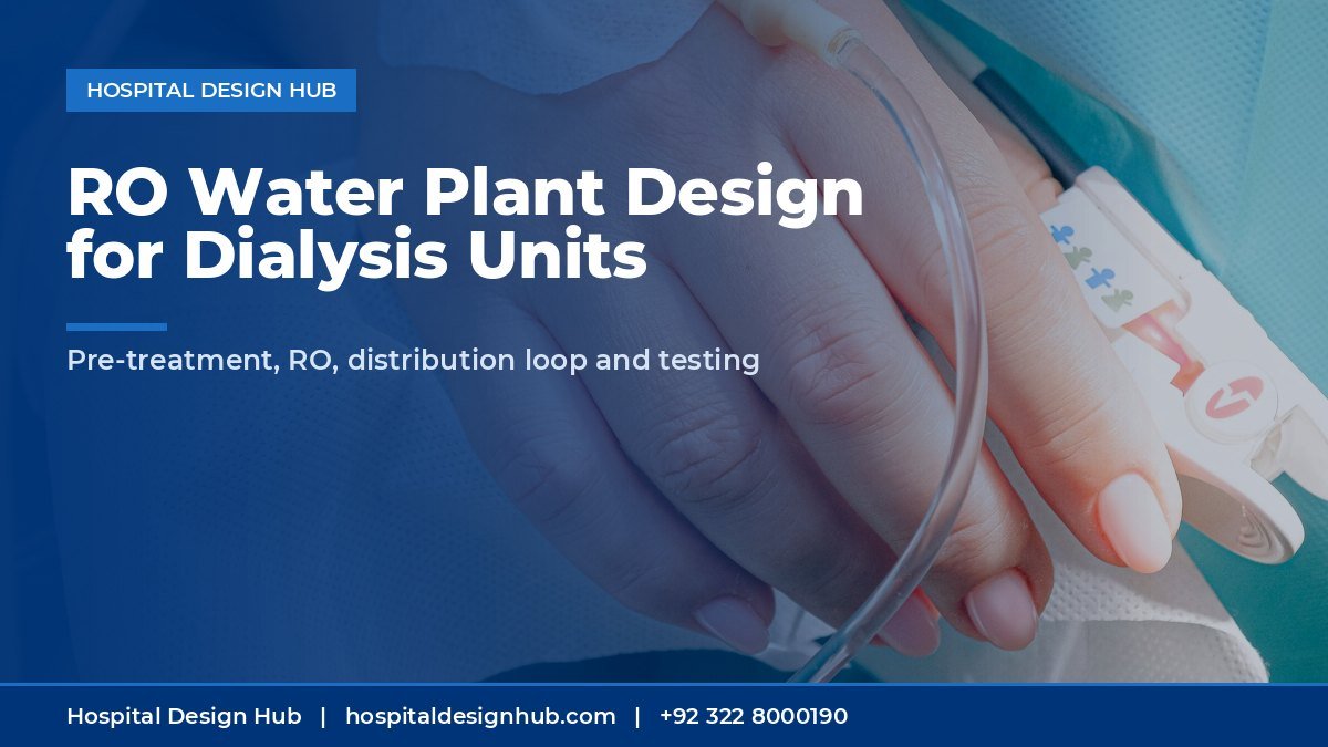 RO plant for dialysis - patient receiving intravenous therapy